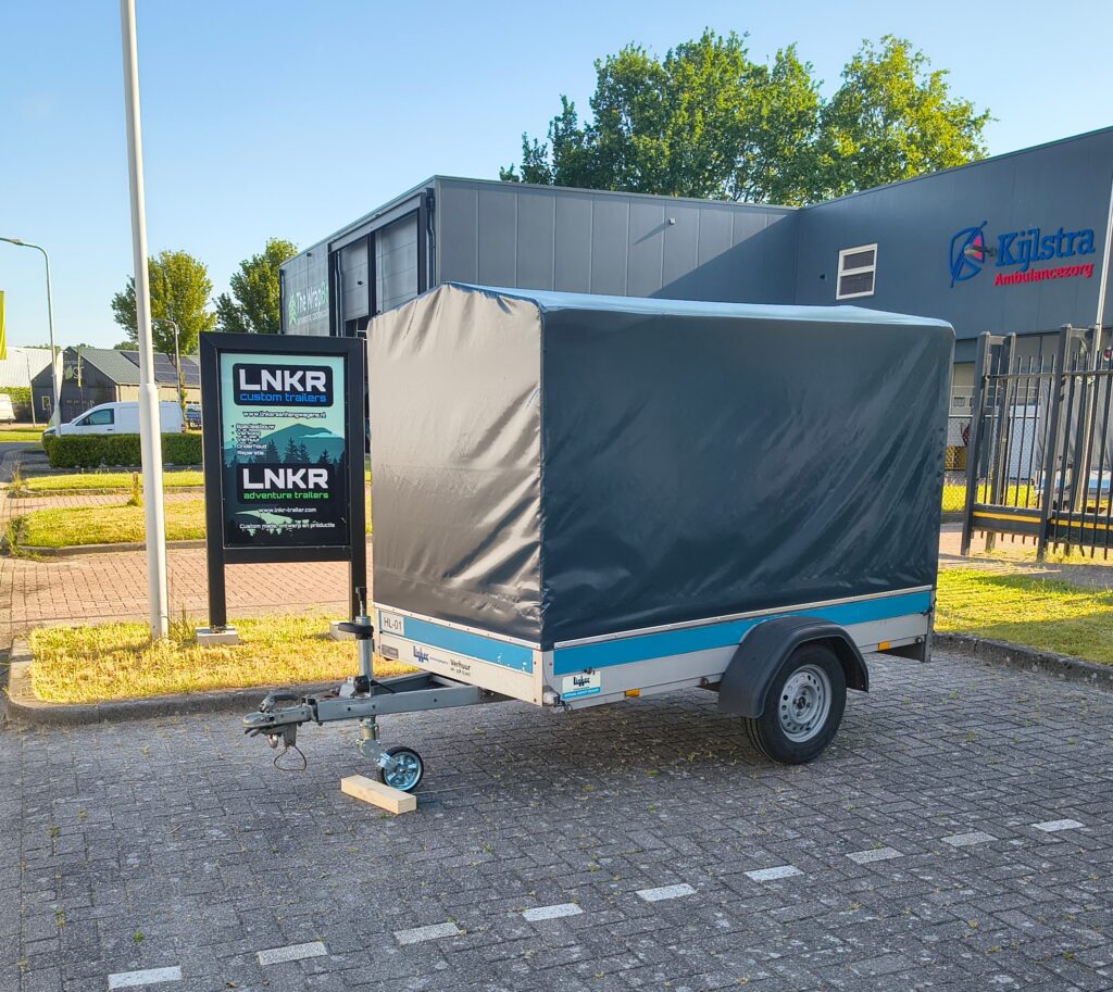 verhuur huifaanhanger ongeremd